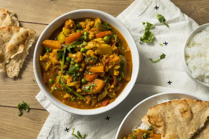 Curry de légumes au graines à roussir